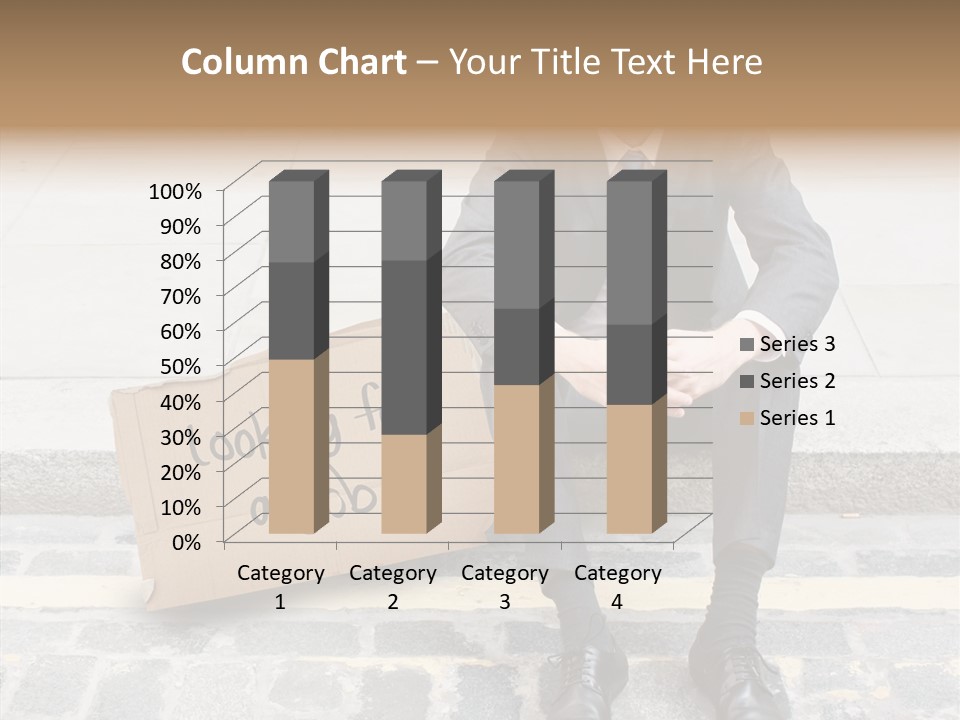 Money Employment Falling PowerPoint Template