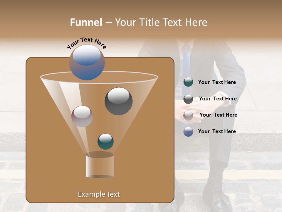 Money Employment Falling PowerPoint Template