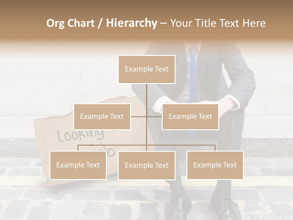 Money Employment Falling PowerPoint Template