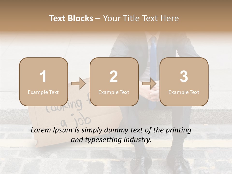 Money Employment Falling PowerPoint Template