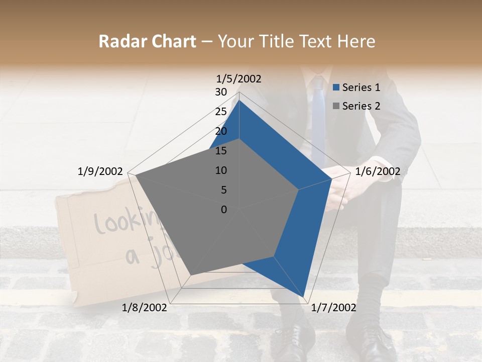 Money Employment Falling PowerPoint Template