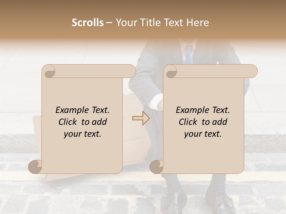 Money Employment Falling PowerPoint Template
