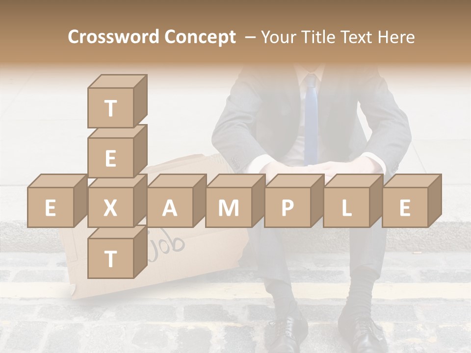 Money Employment Falling PowerPoint Template