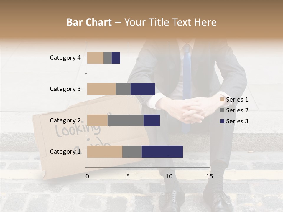 Money Employment Falling PowerPoint Template