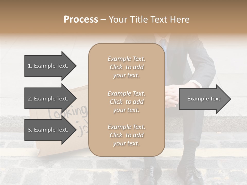 Money Employment Falling PowerPoint Template