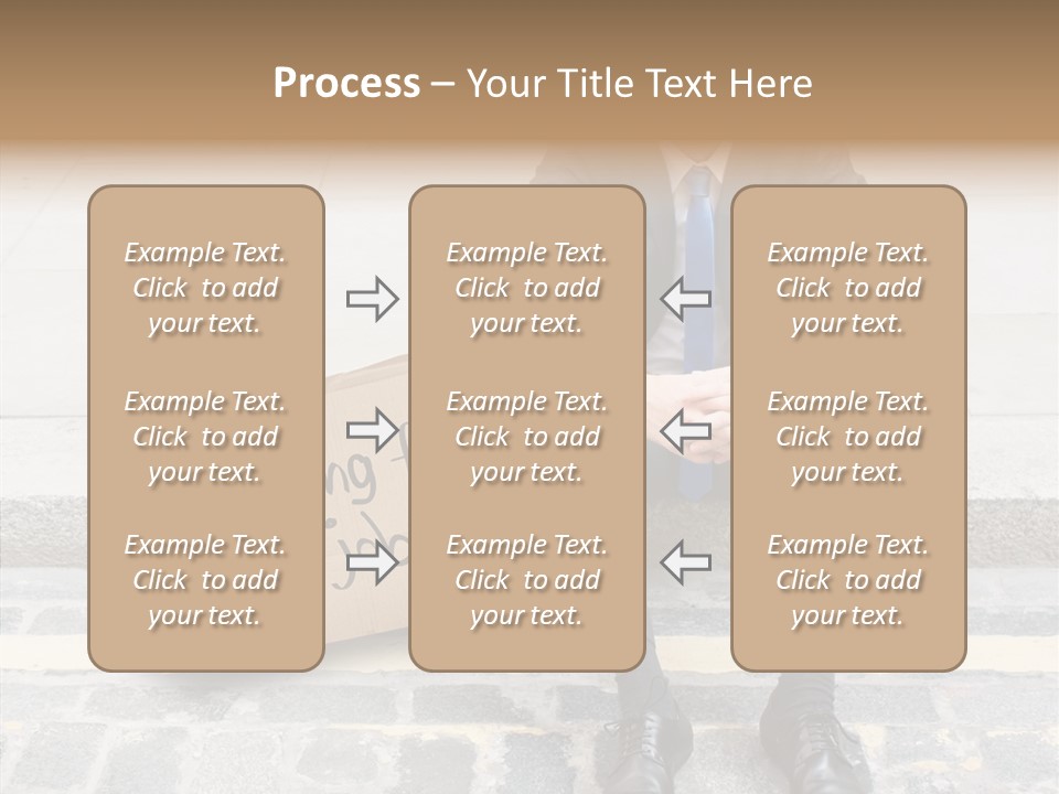 Money Employment Falling PowerPoint Template