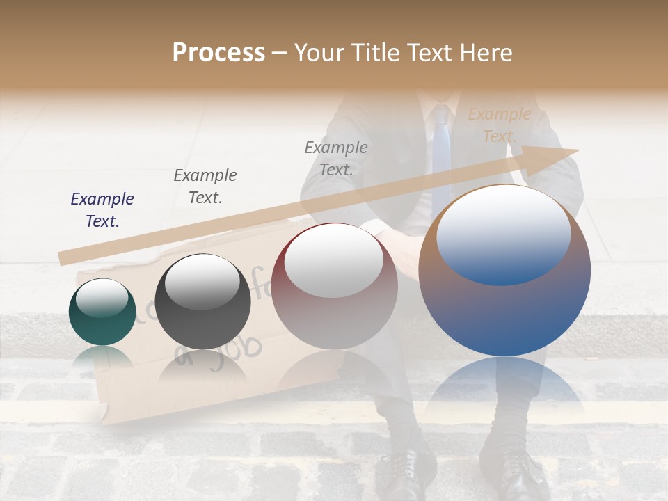 Money Employment Falling PowerPoint Template