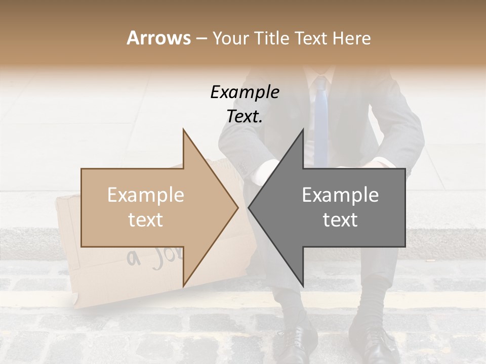 Money Employment Falling PowerPoint Template