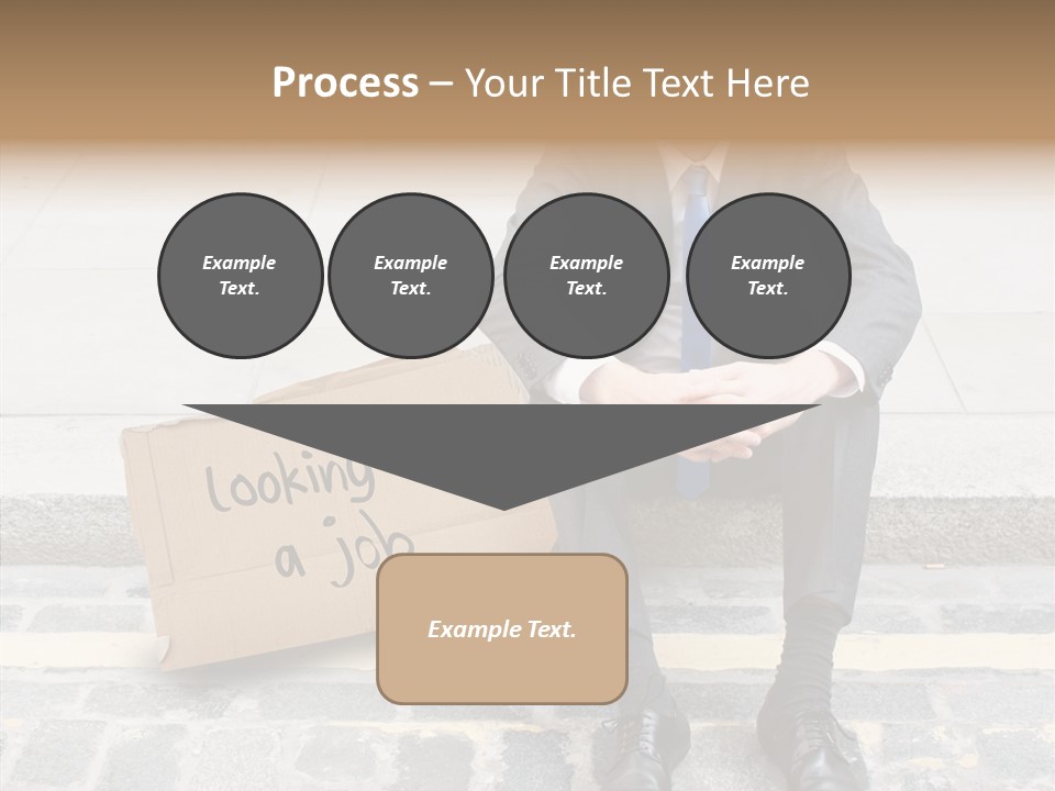 Money Employment Falling PowerPoint Template