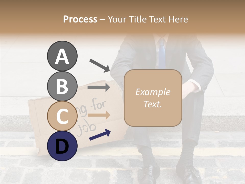 Money Employment Falling PowerPoint Template