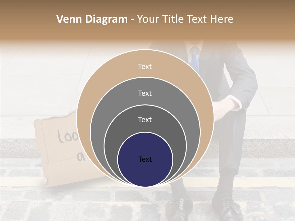 Money Employment Falling PowerPoint Template