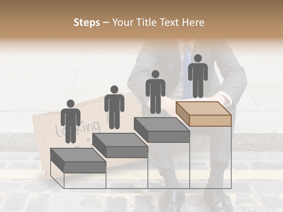 Money Employment Falling PowerPoint Template