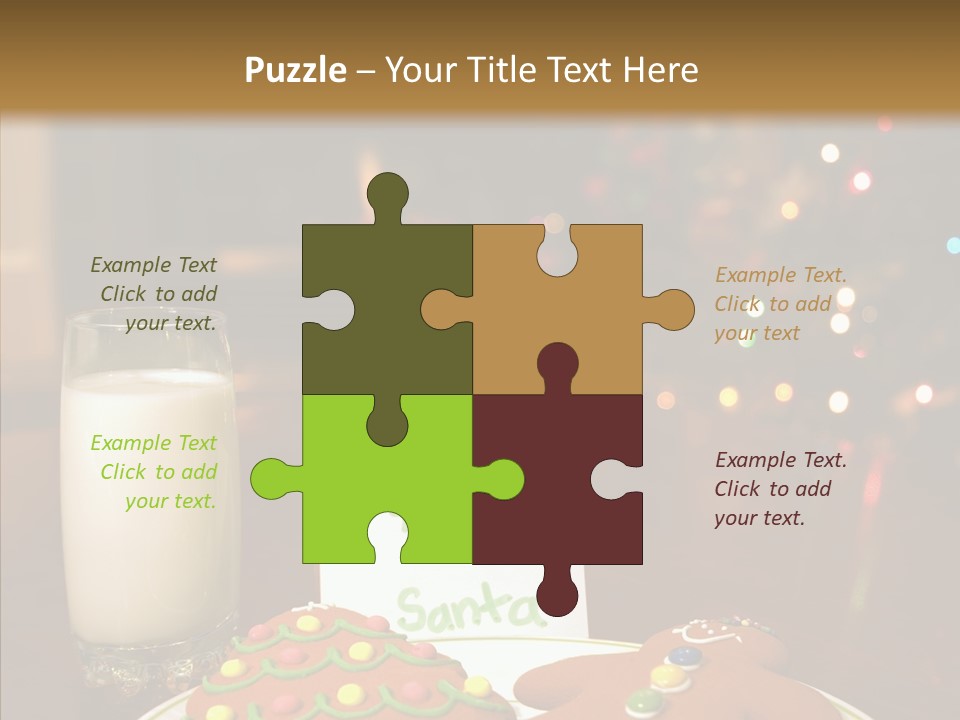 Festive Milk Holiday PowerPoint Template