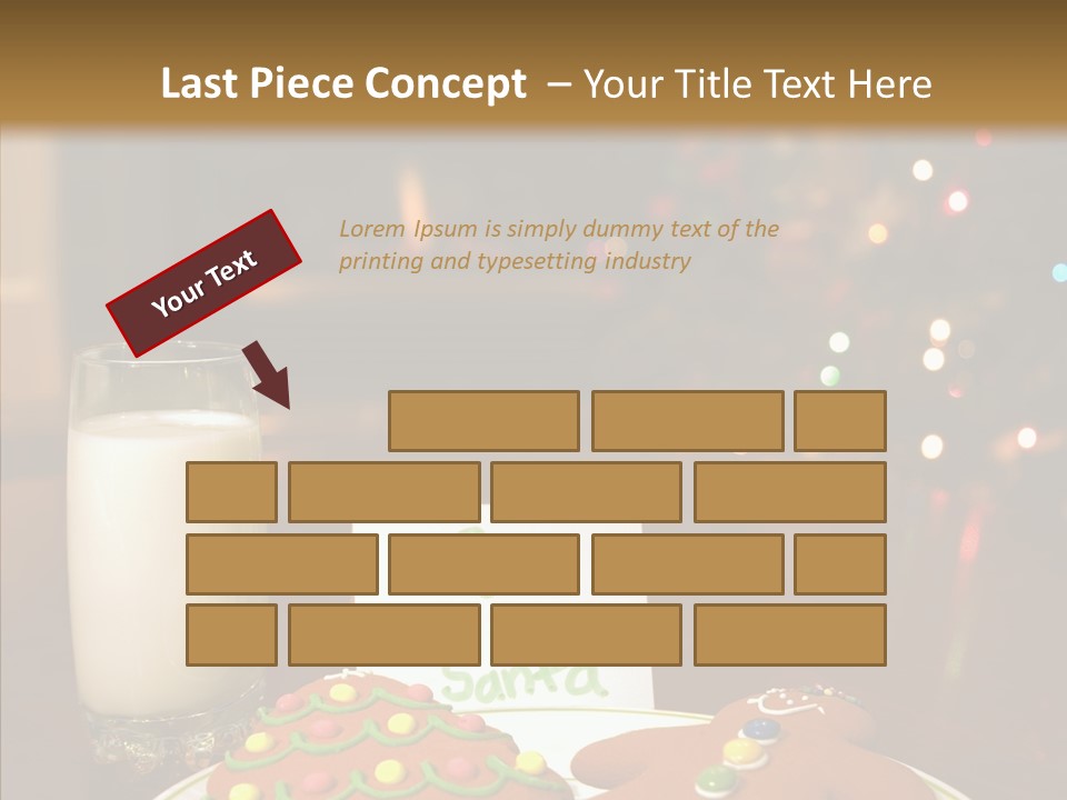 Festive Milk Holiday PowerPoint Template