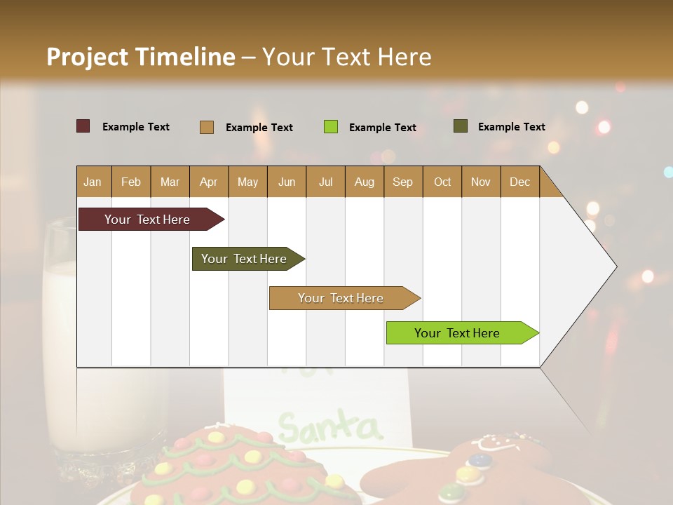 Festive Milk Holiday PowerPoint Template