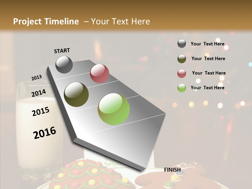 Festive Milk Holiday PowerPoint Template