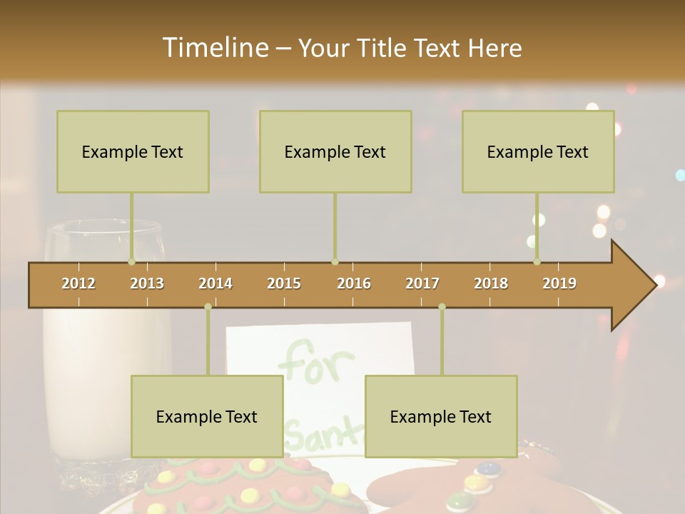 Festive Milk Holiday PowerPoint Template