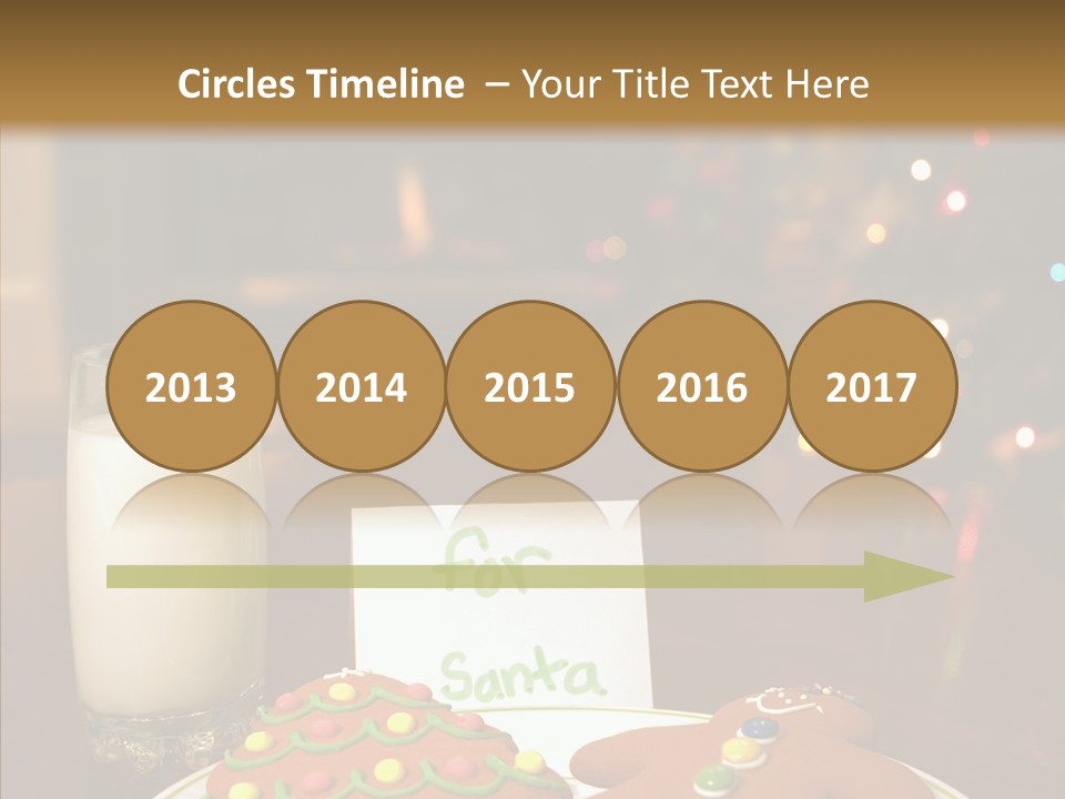 Festive Milk Holiday PowerPoint Template