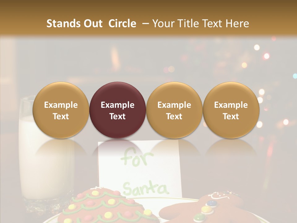 Festive Milk Holiday PowerPoint Template