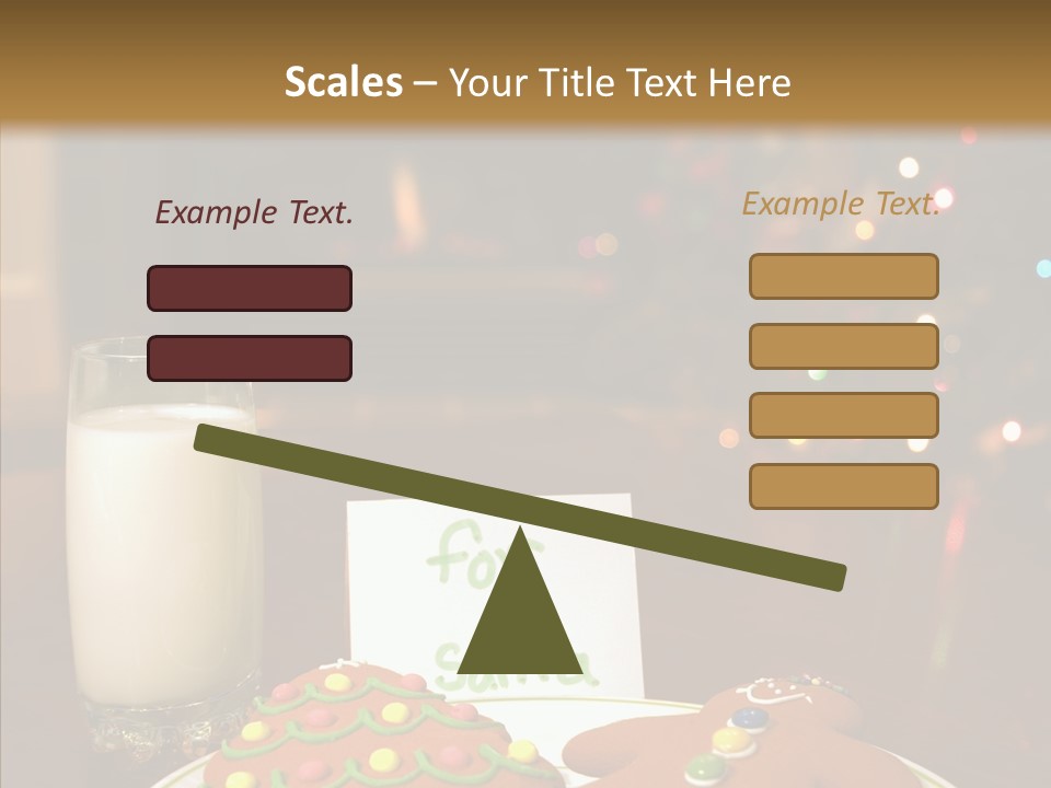 Festive Milk Holiday PowerPoint Template