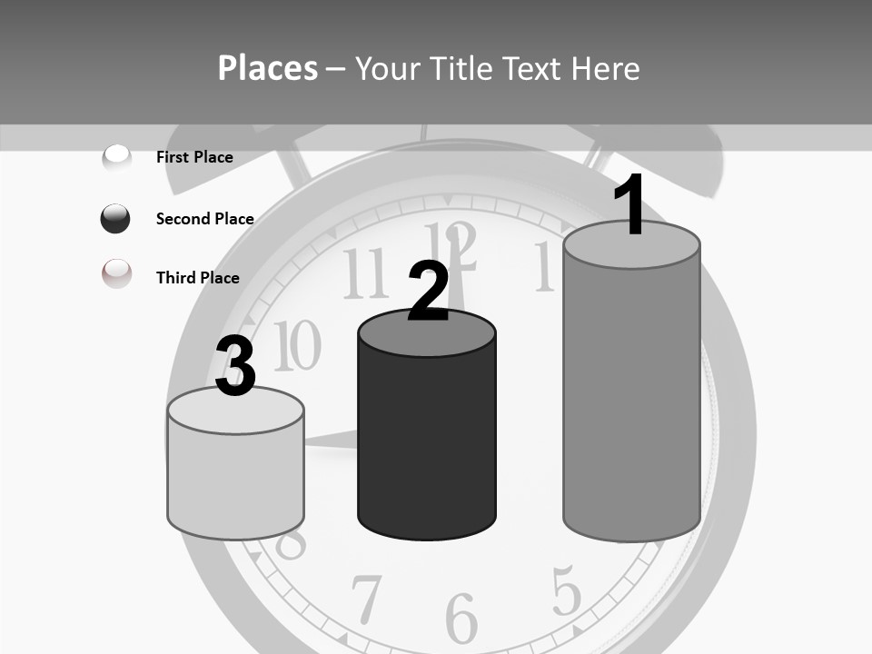 Routine Cut Out Checking The Time PowerPoint Template