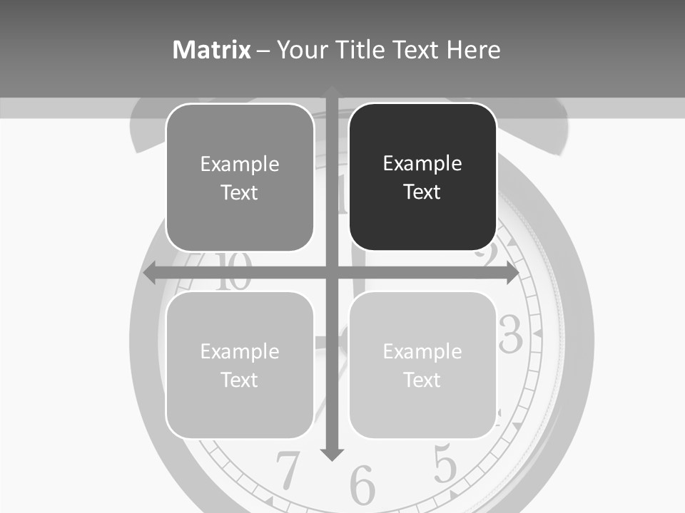 Routine Cut Out Checking The Time PowerPoint Template