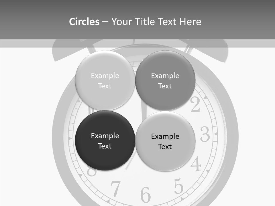 Routine Cut Out Checking The Time PowerPoint Template