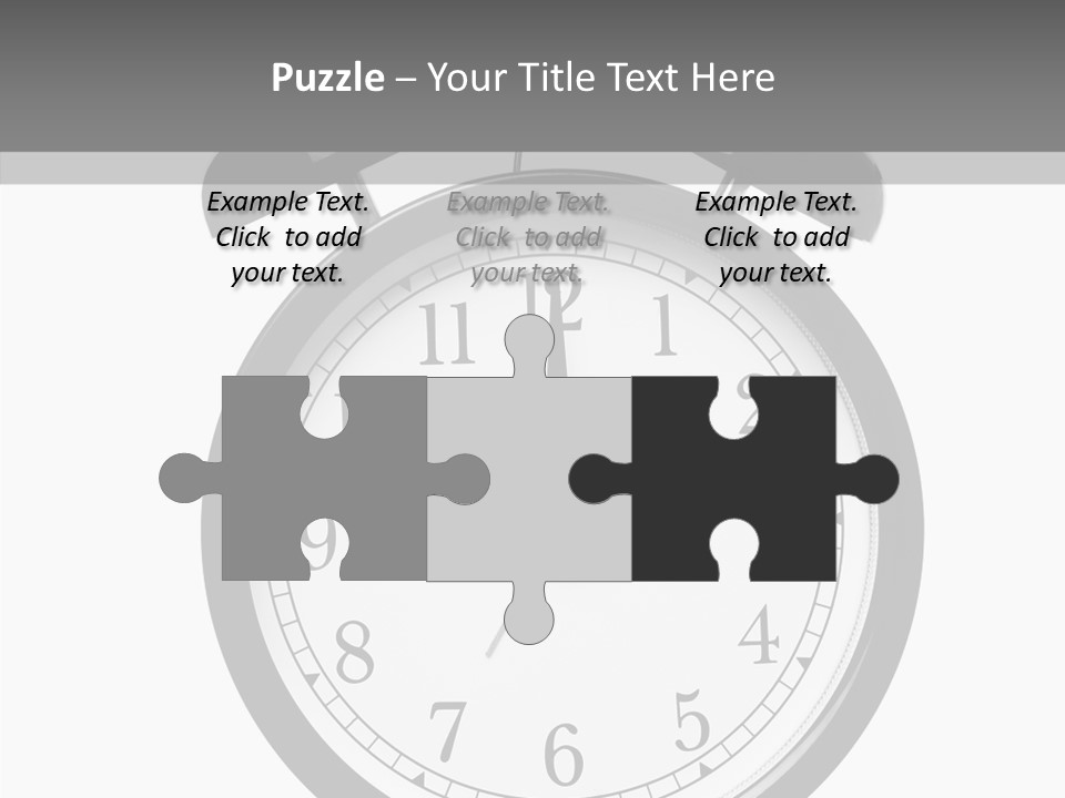 Routine Cut Out Checking The Time PowerPoint Template