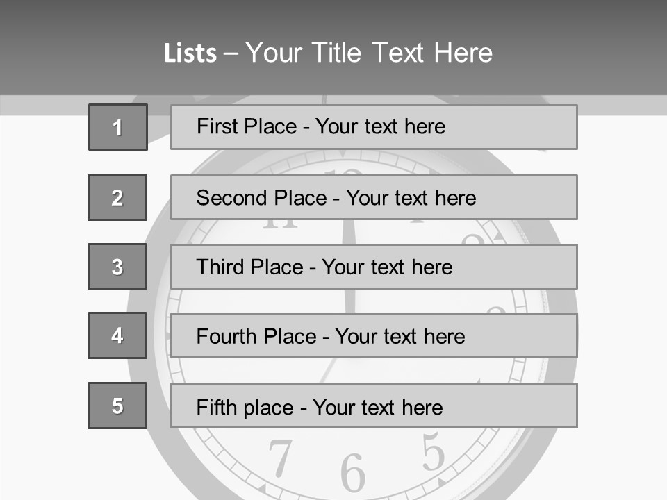 Routine Cut Out Checking The Time PowerPoint Template