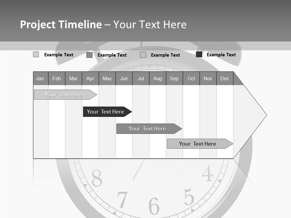 Routine Cut Out Checking The Time PowerPoint Template