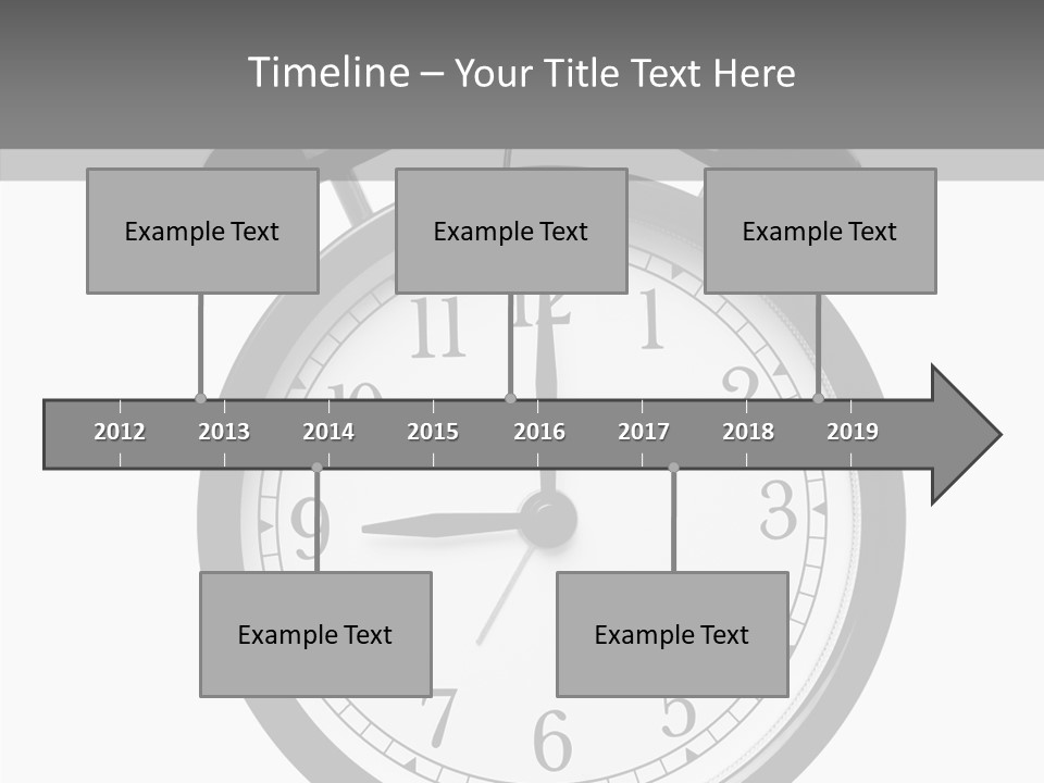 Routine Cut Out Checking The Time PowerPoint Template