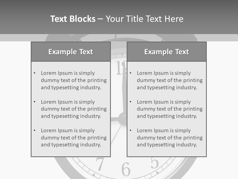 Routine Cut Out Checking The Time PowerPoint Template