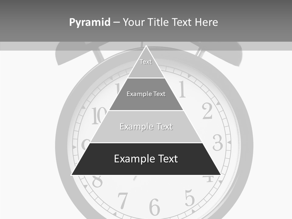 Routine Cut Out Checking The Time PowerPoint Template