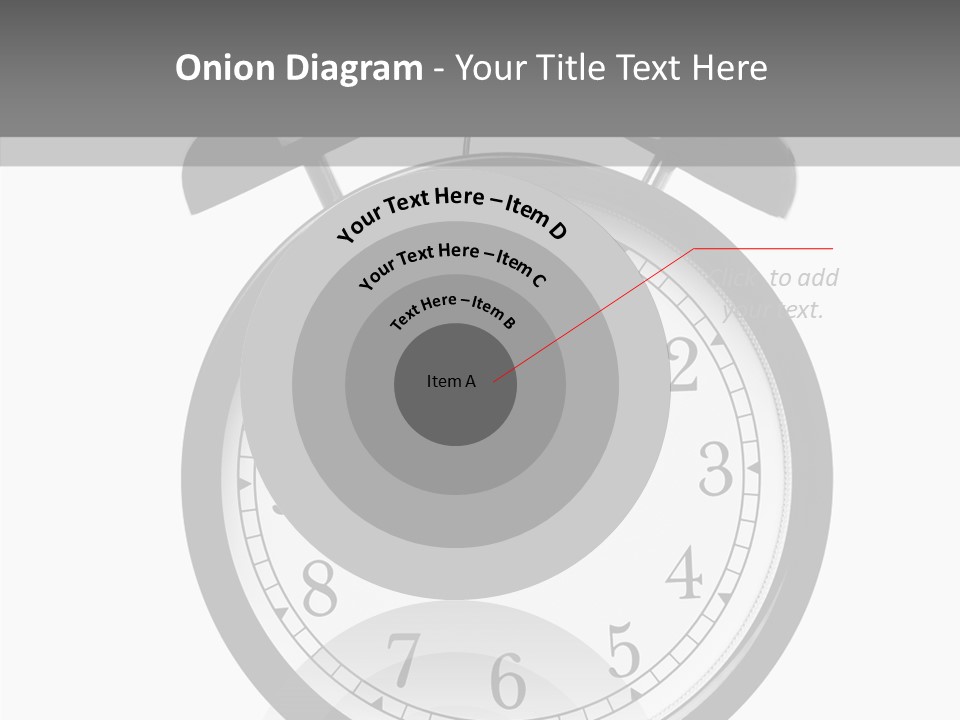 Routine Cut Out Checking The Time PowerPoint Template