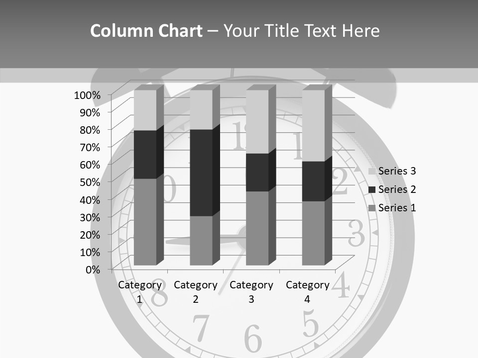 Routine Cut Out Checking The Time PowerPoint Template