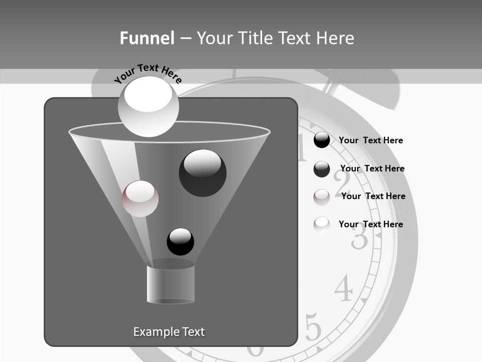 Routine Cut Out Checking The Time PowerPoint Template