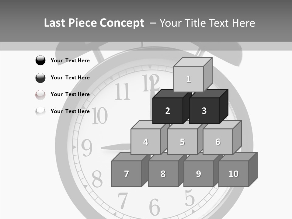 Routine Cut Out Checking The Time PowerPoint Template