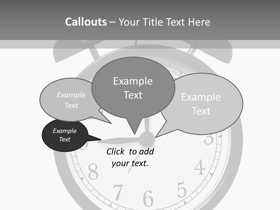 Routine Cut Out Checking The Time PowerPoint Template