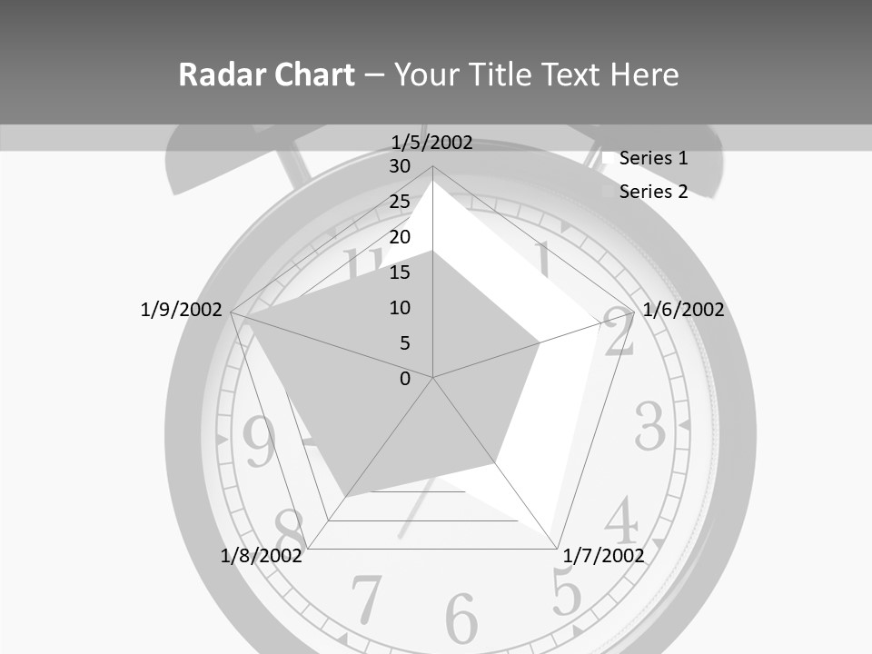 Routine Cut Out Checking The Time PowerPoint Template