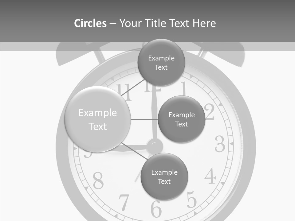 Routine Cut Out Checking The Time PowerPoint Template