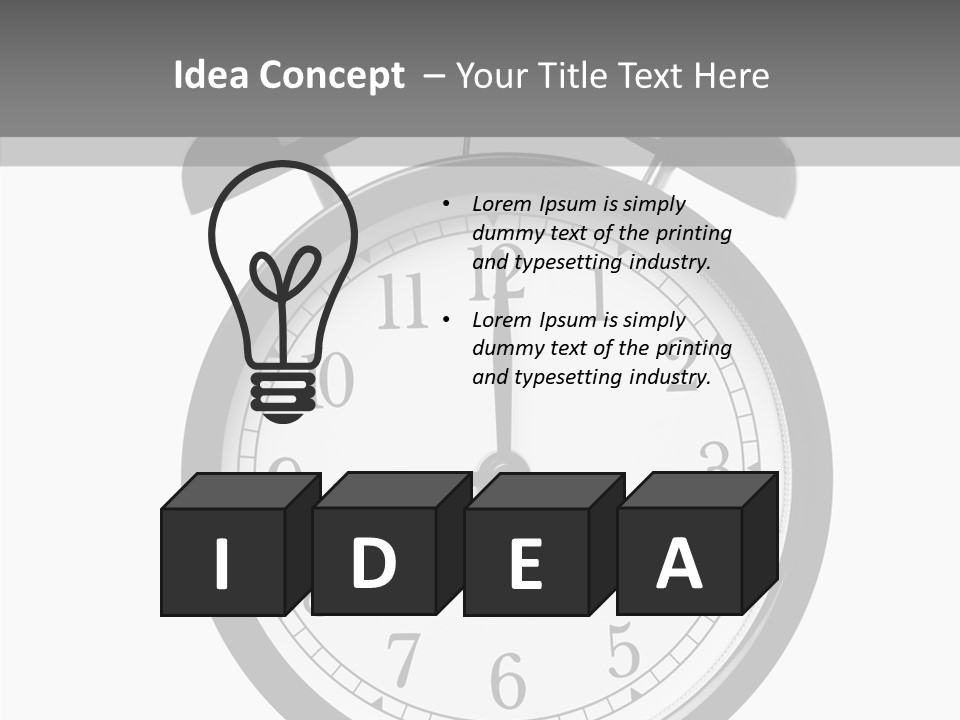 Routine Cut Out Checking The Time PowerPoint Template