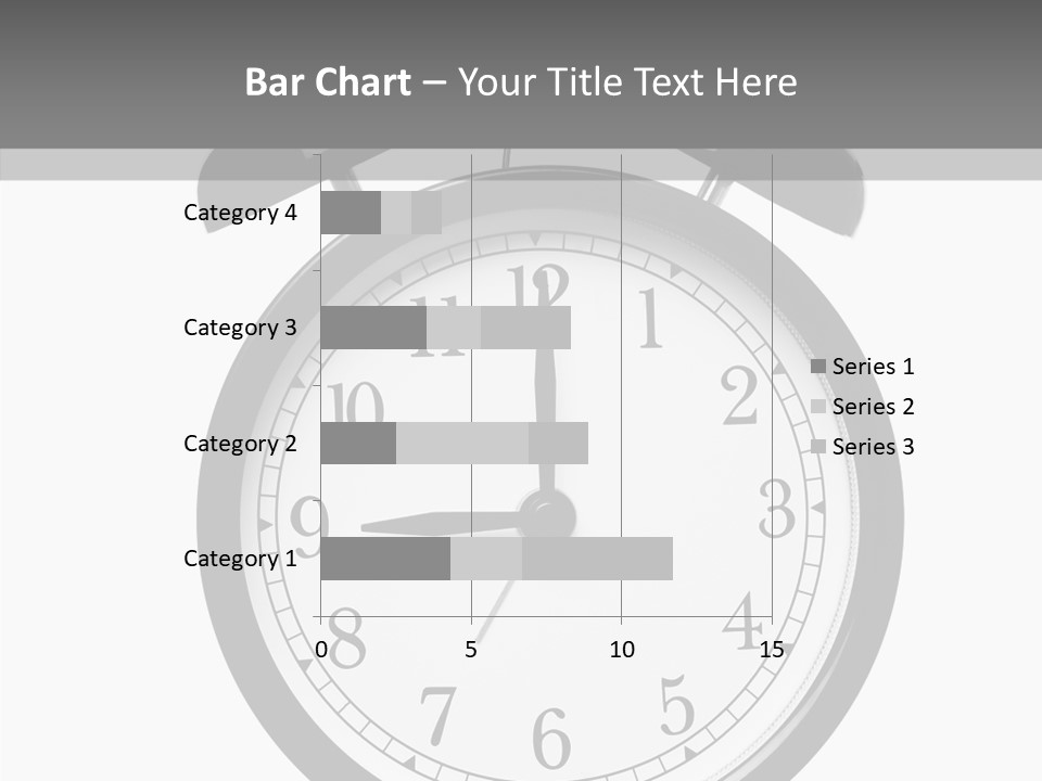 Routine Cut Out Checking The Time PowerPoint Template