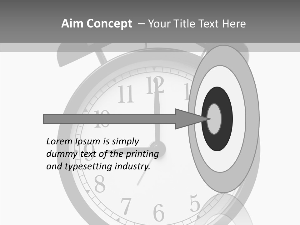 Routine Cut Out Checking The Time PowerPoint Template