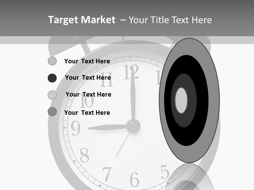 Routine Cut Out Checking The Time PowerPoint Template