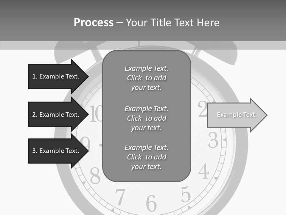 Routine Cut Out Checking The Time PowerPoint Template