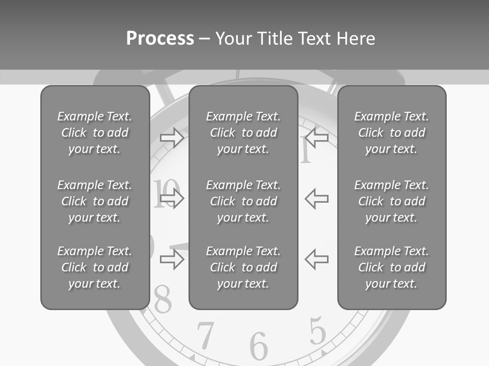 Routine Cut Out Checking The Time PowerPoint Template