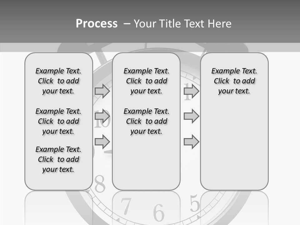 Routine Cut Out Checking The Time PowerPoint Template