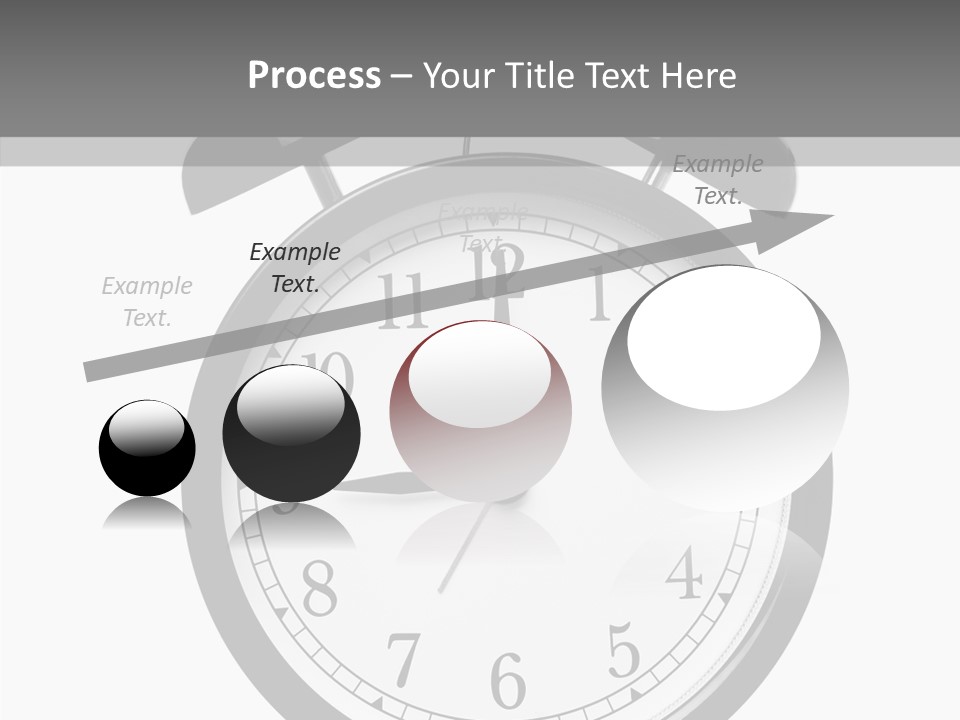 Routine Cut Out Checking The Time PowerPoint Template