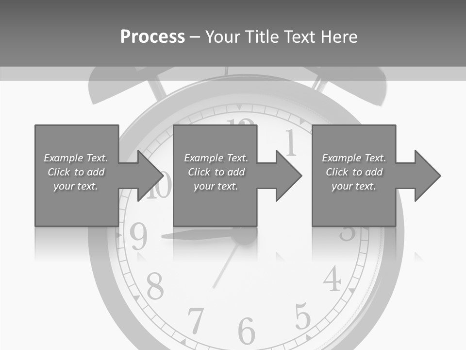 Routine Cut Out Checking The Time PowerPoint Template
