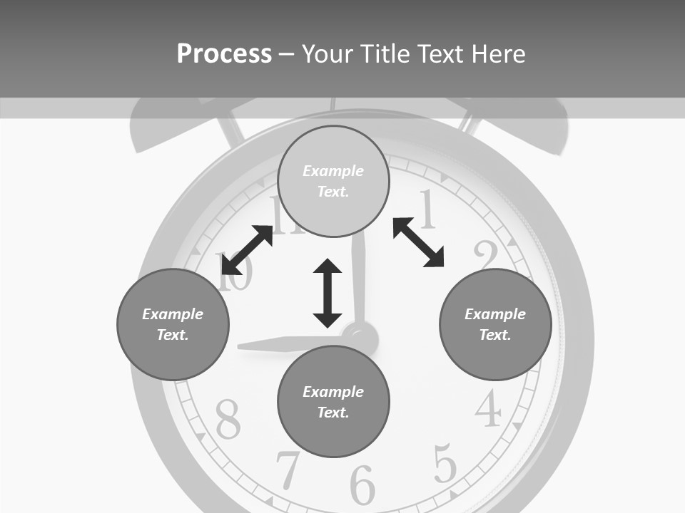 Routine Cut Out Checking The Time PowerPoint Template